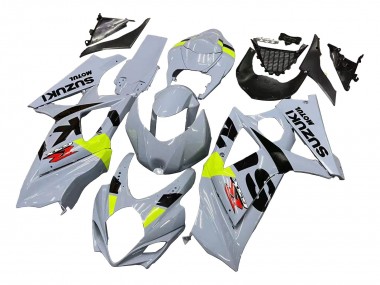 Preisgünstige Suzuki GSXR 1000 Motorrad Verkleidung 2007-2008 - Hellgrau Grun Schwarz