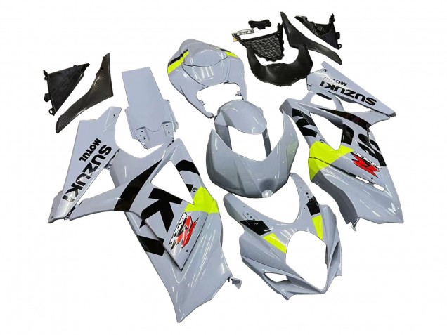 Preisgünstige Suzuki GSXR 1000 Motorrad Verkleidung 2007-2008 - Hellgrau Grun Schwarz
