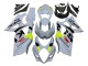 Preisgünstige Suzuki GSXR 1000 Motorrad Verkleidung 2007-2008 - Hellgrau Grun Schwarz