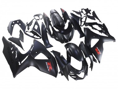 Preisgünstige Suzuki GSXR 1000 Motorrad Verkleidung 2007-2008 - Matt Schwarz Rot Aufkleber