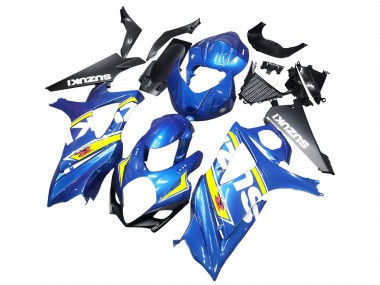 Preisgünstige Suzuki GSXR 1000 Motorrad Verkleidung 2007-2008 - Blau Gelb Schwarz
