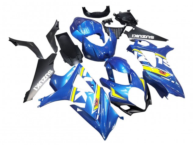 Preisgünstige Suzuki GSXR 1000 Motorrad Verkleidung 2007-2008 - Blau Gelb Schwarz