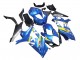 Preisgünstige Suzuki GSXR 1000 Motorrad Verkleidung 2007-2008 - Blau Gelb Schwarz