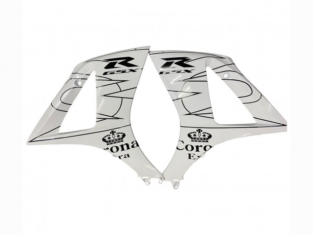 Preisgünstige Suzuki GSXR 1000 Motorrad Verkleidung 2007-2008 - Weiss Schwarz Alstare Corona Motul