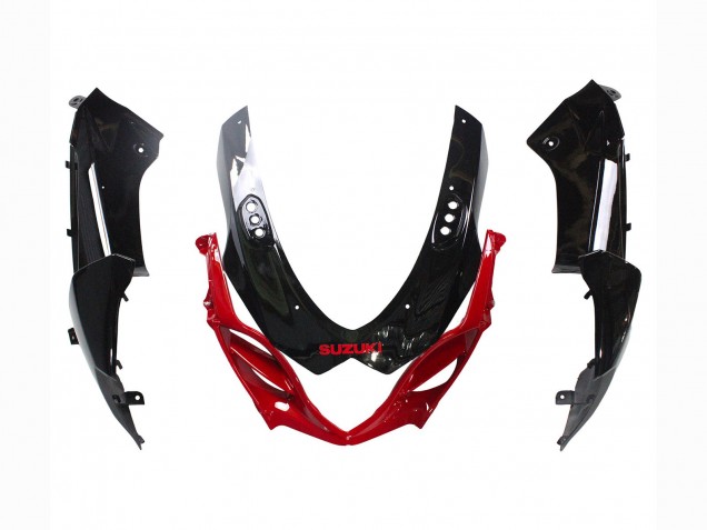 Preisgünstige Suzuki GSXR 1000 Motorrad Verkleidung Kit 2009-2016 - Glanzendes Schwarz Rot