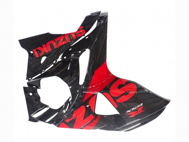 Preisgünstige Suzuki GSXR 1000 Motorrad Verkleidung Kit 2009-2016 - Glanzendes Schwarz Rot