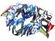 Preisgünstige Suzuki GSXR 1000 Motorrad Verkleidung 2009-2016 - Hellblau Grun Rot Motul