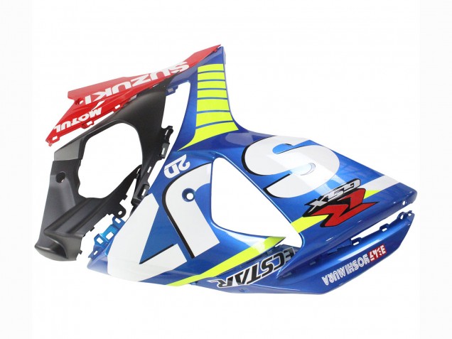 Preisgünstige Suzuki GSXR 1000 Motorrad Verkleidung 2009-2016 - Hellblau Grun Rot Motul