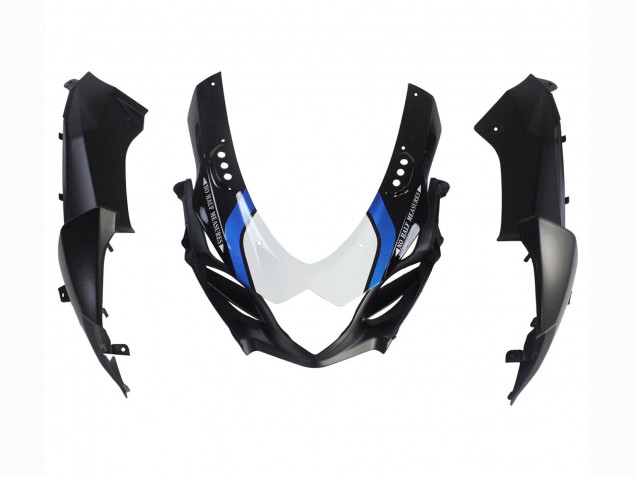 Preisgünstige Suzuki GSXR 1000 Motorrad Verkleidung 2009-2016 - Matt Schwarz Weiss Blau