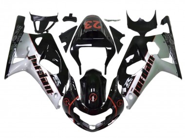 Preisgünstige Suzuki GSXR 1000 Motorrad Verkleidung 2009-2016 - Glanzendes Schwarz Weiss Rot Jordan 23