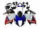 Preisgünstige Suzuki GSXR 1300 Hayabusa Motorrad Verkleidung 1996-2007 - Weiss Blau Rot Makita Schwarz