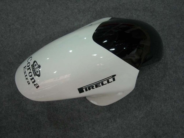 Preisgünstige Suzuki GSXR 1300 Hayabusa Motorrad Verkleidung 1996-2007 - Weiss Schwarz Corona