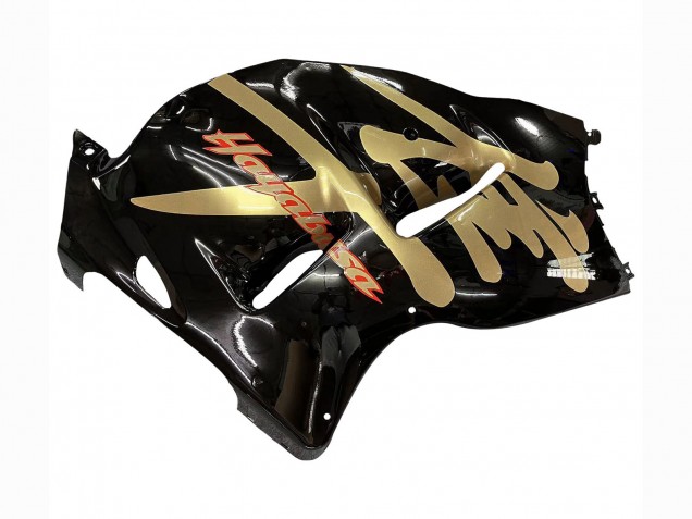 Preisgünstige Suzuki GSXR 1300 Hayabusa Motorrad Verkleidung 1996-2007 - Glanzendes Schwarz Gold Hayabusa
