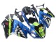 Preisgünstige Suzuki GSXR 1300 Hayabusa Motorrad Verkleidung 1996-2007 - Blau Grun Hai 46