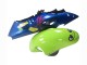Preisgünstige Suzuki GSXR 1300 Hayabusa Motorrad Verkleidung 1996-2007 - Blau Grun Hai 46