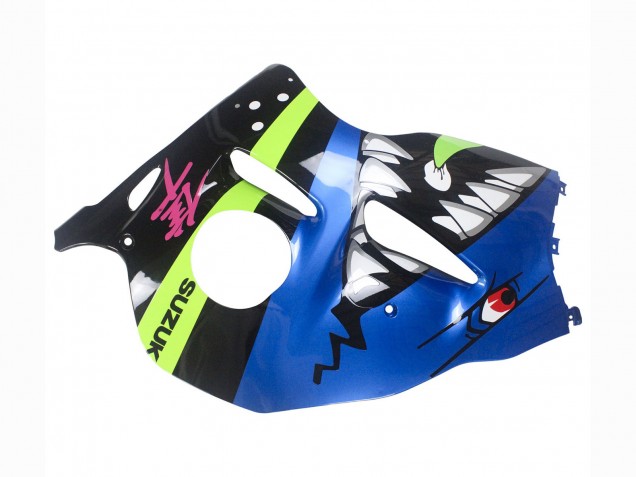 Preisgünstige Suzuki GSXR 1300 Hayabusa Motorrad Verkleidung 1996-2007 - Blau Grun Hai 46