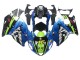 Preisgünstige Suzuki GSXR 1300 Hayabusa Motorrad Verkleidung 1996-2007 - Blau Grun Hai 46