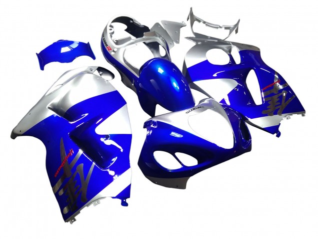 Preisgünstige Suzuki GSXR 1300 Hayabusa Motorrad Verkleidung 1996-2007 - Blau Silber Hayabusa
