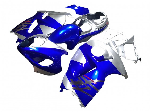 Preisgünstige Suzuki GSXR 1300 Hayabusa Motorrad Verkleidung 1996-2007 - Blau Silber Hayabusa
