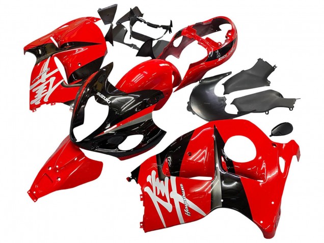 Preisgünstige Suzuki GSXR 1300 Hayabusa Motorrad Verkleidung 1996-2007 - Rot Schwarz Hayabusa