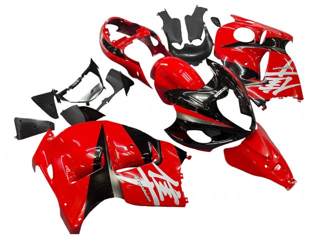 Preisgünstige Suzuki GSXR 1300 Hayabusa Motorrad Verkleidung 1996-2007 - Rot Schwarz Hayabusa