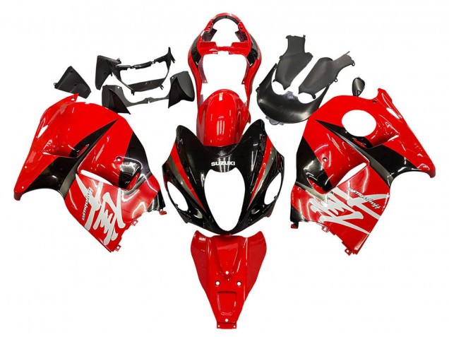 Preisgünstige Suzuki GSXR 1300 Hayabusa Motorrad Verkleidung 1996-2007 - Rot Schwarz Hayabusa