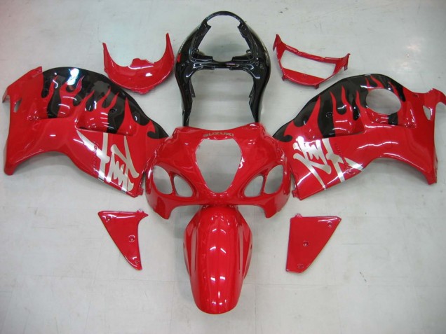 Preisgünstige Suzuki GSXR 1300 Hayabusa Motorrad Verkleidung 1996-2007 - Rot Schwarz