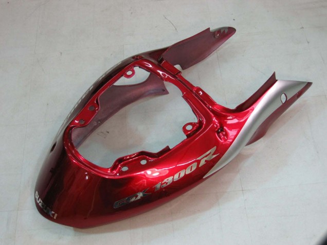 Preisgünstige Suzuki GSXR 1300 Hayabusa Motorrad Verkleidung 1996-2007 - Silber Rot Hayabusa