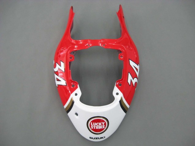 Preisgünstige Suzuki GSXR 1300 Hayabusa Motorrad Verkleidung 1996-2007 - Weiss Rot Motul
