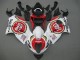 Preisgünstige Suzuki GSXR 1300 Hayabusa Motorrad Verkleidung 1996-2007 - Weiss Rot Motul