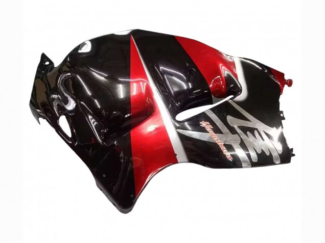 Preisgünstige Suzuki GSXR 1300 Hayabusa Motorrad Verkleidung 1996-2007 - Rot Glanzendes Schwarz Hayabusa