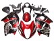 Preisgünstige Suzuki GSXR 1300 Hayabusa Motorrad Verkleidung 1996-2007 - Rot Glanzendes Schwarz Hayabusa
