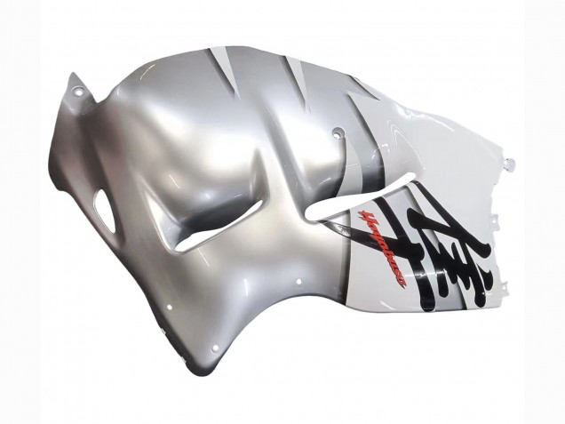 Preisgünstige Suzuki GSXR 1300 Hayabusa Motorrad Verkleidung 1996-2007 - Weiss Silber Hayabusa