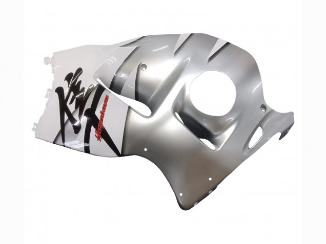 Preisgünstige Suzuki GSXR 1300 Hayabusa Motorrad Verkleidung 1996-2007 - Weiss Silber Hayabusa