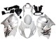 Preisgünstige Suzuki GSXR 1300 Hayabusa Motorrad Verkleidung 1996-2007 - Weiss Silber Hayabusa
