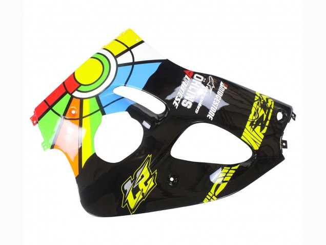 Preisgünstige Suzuki GSXR 600 / GSXR 750 Motorrad Verkleidung 1996-2000 - Schwarz Mehrfarbig 27