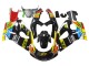 Preisgünstige Suzuki GSXR 600 / GSXR 750 Motorrad Verkleidung 1996-2000 - Schwarz Mehrfarbig 27