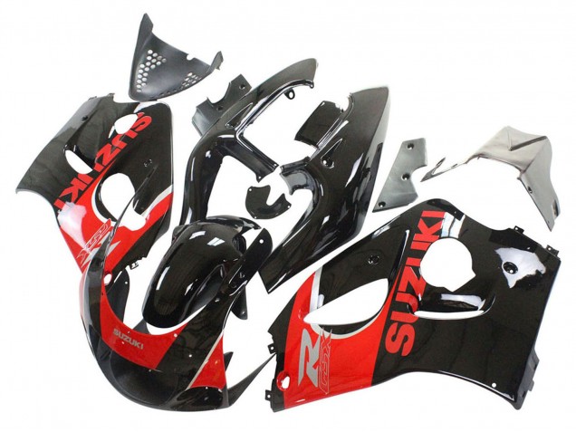 Preisgünstige Suzuki GSXR 600 / GSXR 750 Motorrad Verkleidung 1996-2000 - Schwarz Rot