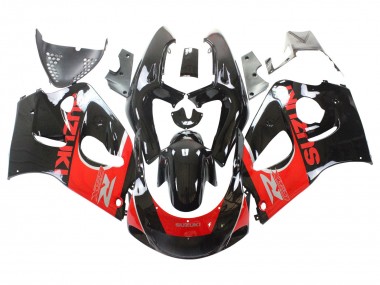 Preisgünstige Suzuki GSXR 600 / GSXR 750 Motorrad Verkleidung 1996-2000 - Schwarz Rot