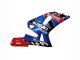 Preisgünstige Suzuki GSXR 600 / GSXR 750 Motorrad Verkleidung 2001-2003 - Blau Rot Rennen