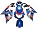 Preisgünstige Suzuki GSXR 600 / GSXR 750 Motorrad Verkleidung 2001-2003 - Blau Rot Rennen