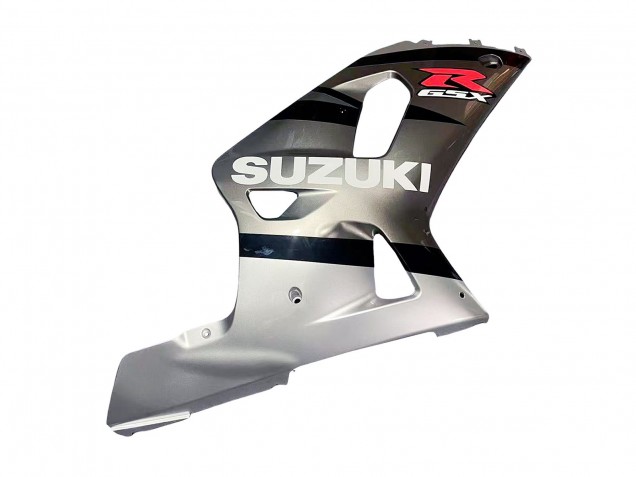Preisgünstige Suzuki GSXR 600 / GSXR 750 Motorrad Verkleidung 2001-2003 - Silber Glanzendes Schwarz Rot