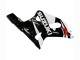 Preisgünstige Suzuki GSXR 600 / GSXR 750 Motorrad Verkleidung 2001-2003 - Weiss Glanzendes Schwarz Rot