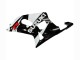 Preisgünstige Suzuki GSXR 600 / GSXR 750 Motorrad Verkleidung 2001-2003 - Weiss Glanzendes Schwarz Rot