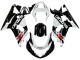 Preisgünstige Suzuki GSXR 600 / GSXR 750 Motorrad Verkleidung 2001-2003 - Weiss Glanzendes Schwarz Rot