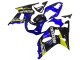 Preisgünstige Suzuki GSXR 600 / GSXR 750 Motorrad Verkleidung 2001-2003 - Blau Gelb Glanzendes Schwarz