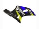 Preisgünstige Suzuki GSXR 600 / GSXR 750 Motorrad Verkleidung 2001-2003 - Blau Gelb Glanzendes Schwarz