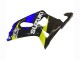 Preisgünstige Suzuki GSXR 600 / GSXR 750 Motorrad Verkleidung 2001-2003 - Blau Gelb Glanzendes Schwarz