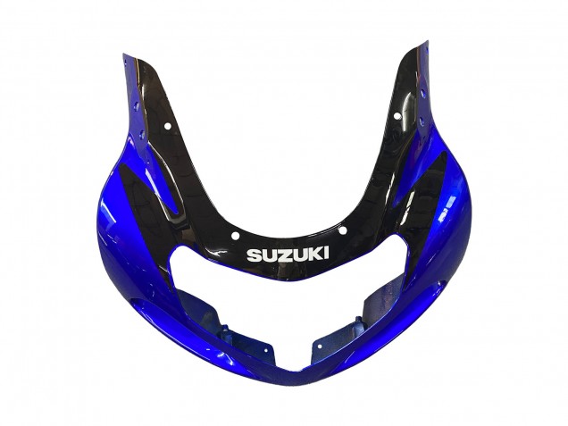 Preisgünstige Suzuki GSXR 600 / GSXR 750 Motorrad Verkleidung 2001-2003 - Blau Gelb Glanzendes Schwarz