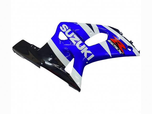 Preisgünstige Suzuki GSXR 600 / GSXR 750 Motorrad Verkleidung 2001-2003 - Blau Weiss Glanzendes Schwarz Rot